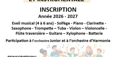 réinscription 2026-2027