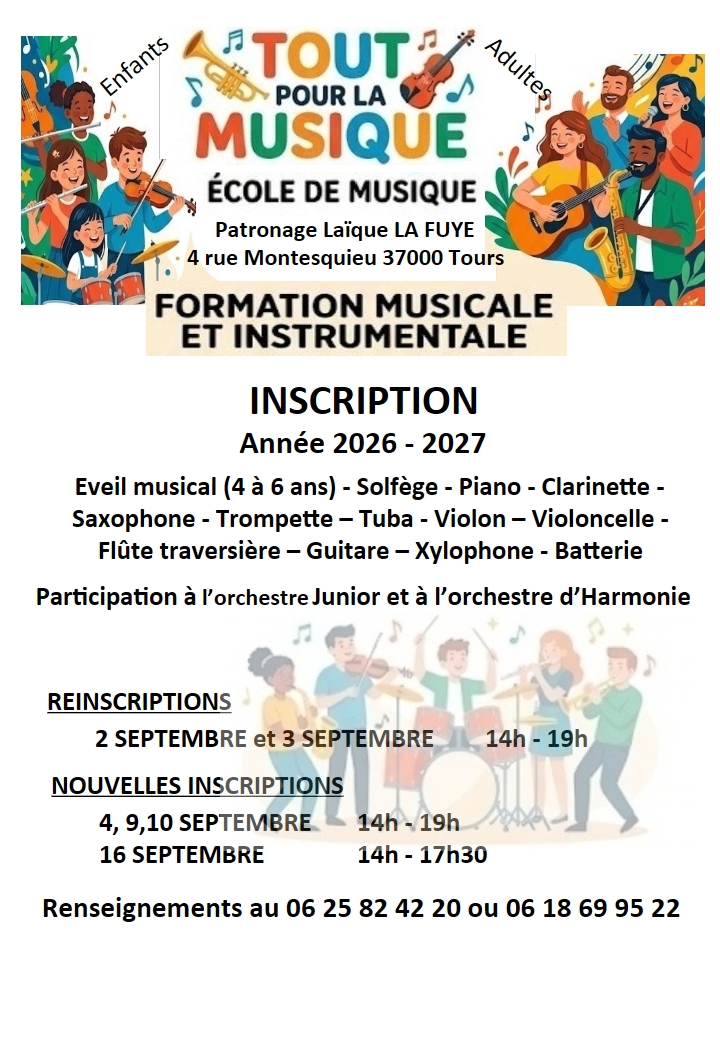 réinscription 2026-2027
